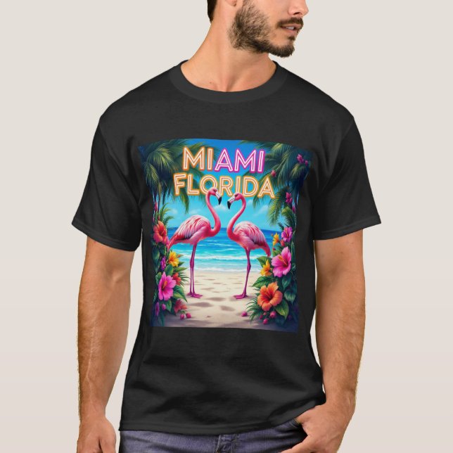 MIAMI FLORIDE T SHIRT (Framsida)