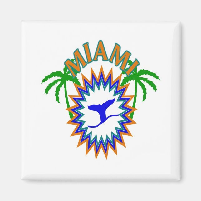 MIAMI FRIDGE MAGNET (Framsidan)