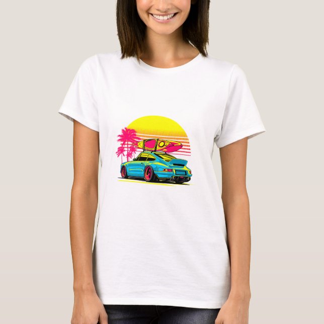 MIAMI GT SOMMER VIBES T SHIRT (Framsida)