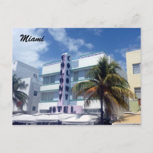 miami historisk vykort