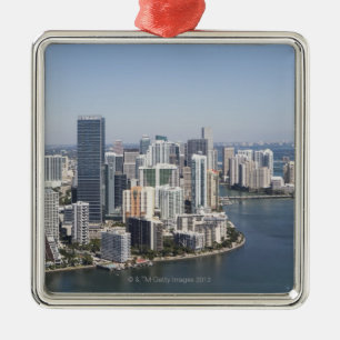 Miami horisont 3 julgransprydnad metall