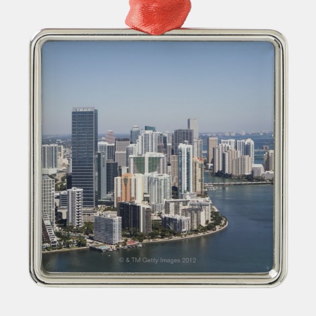 Miami horisont 3 julgransprydnad metall (Framsidan)