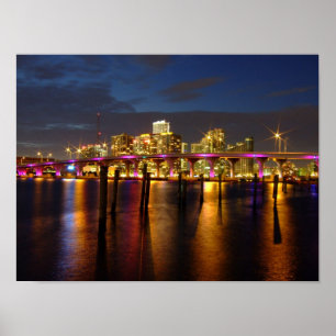 Miami horisont poster