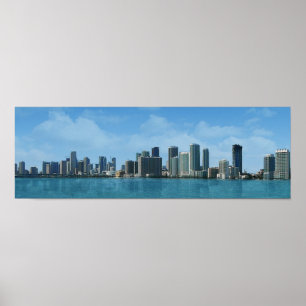 Miami horisont poster