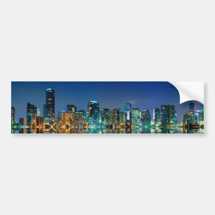 Miami horisontpanorama bildekal