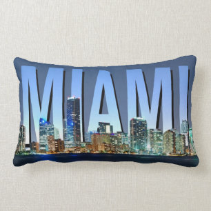 Miami horisontpanorama lumbarkudde