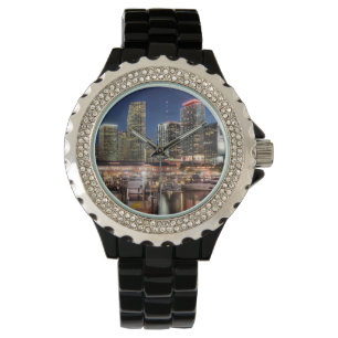 Miami horisontstad i Florida Armbandsur