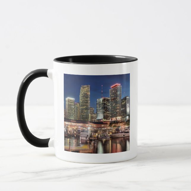 Miami horisontstad i Florida Mugg (Vänster)