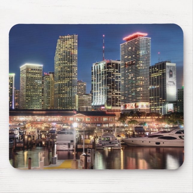 Miami horisontstad i Florida Musmatta (Framsidan)