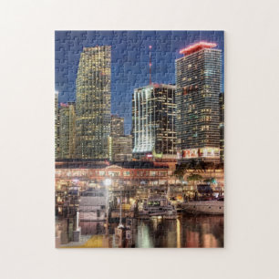 Miami horisontstad i Florida Pussel