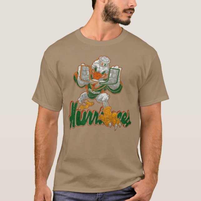 Miami Hurricanes funny 1 T Shirt (Framsida)
