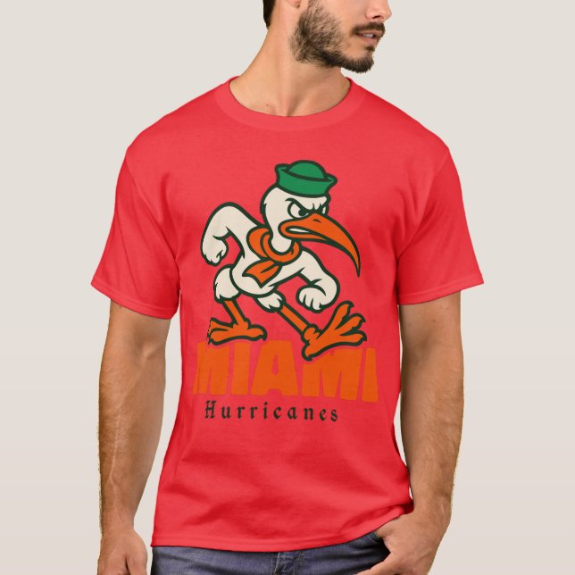 Miami Hurricanes funny T Shirt (Framsida)