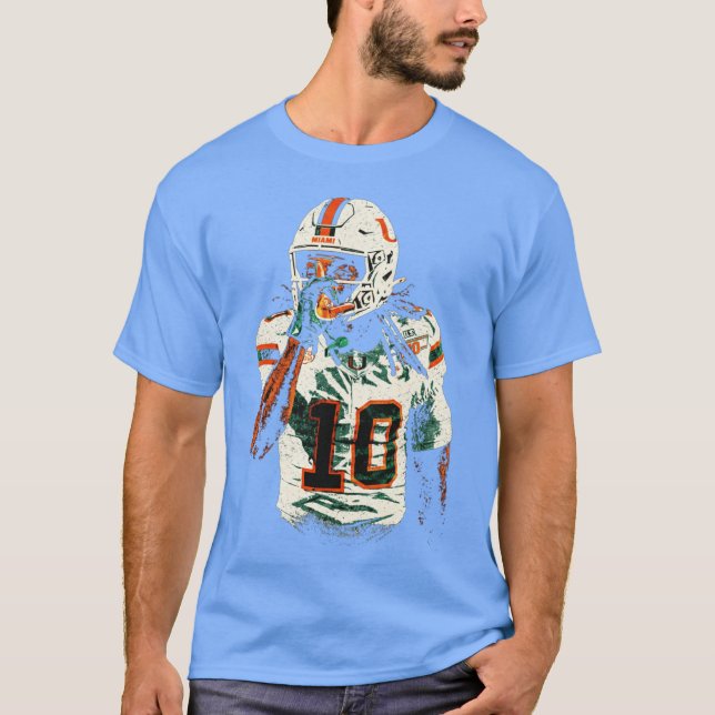 Miami Hurricanesoney 10 Grit Style Art friends T Shirt (Framsida)