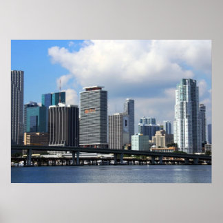 Miami i vattenfronten poster