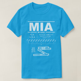 Miami Internationell flygplats MIA T-Shirt