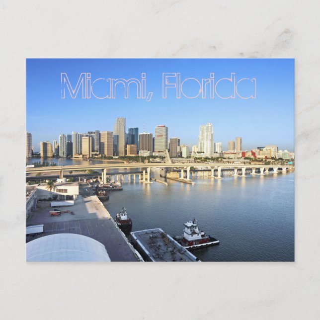 Miami, Internationell-porten till världen. Vykort (Framsida)