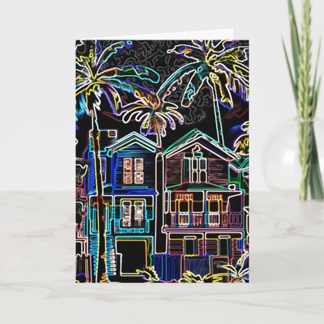 Miami jul stadsdel illustration kort (Framsida)
