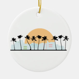 Miami Julgransprydnad Keramik
