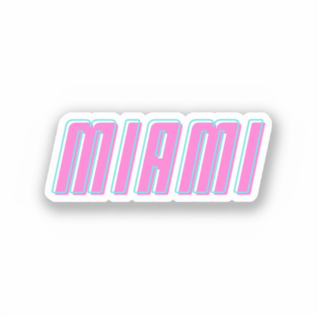 Miami Klistermärken (Framsida)