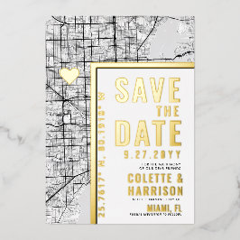 Miami Love Locator | Bröllop Spara datum