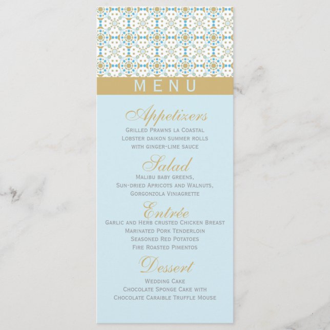 Miami - Menu-kort Meny (Framsida)