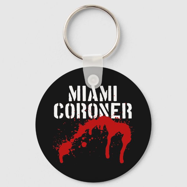 Miami Metro PD Coroner Nyckelring (Framsida)