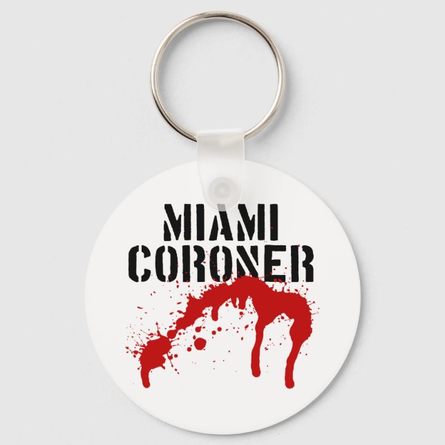 Miami Metro PD Coroner Nyckelring (Framsida)