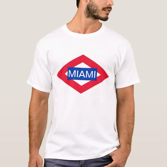 Miami Metroskjorta Tee (Framsida)