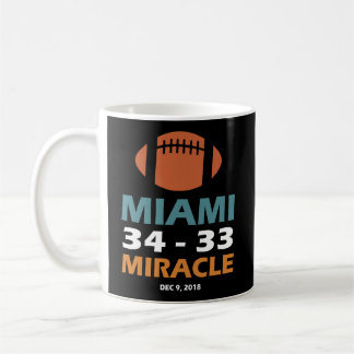 Miami Miracle Funny Miami Football Dolphins Long S Kaffemugg