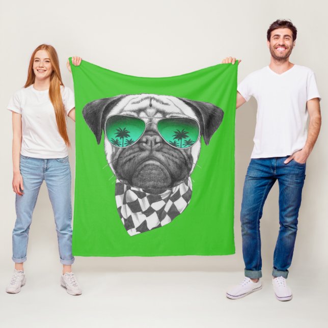 Miami mops fleecefilt (På plats)