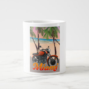 Miami motorcykel resaffisch jumbo mugg