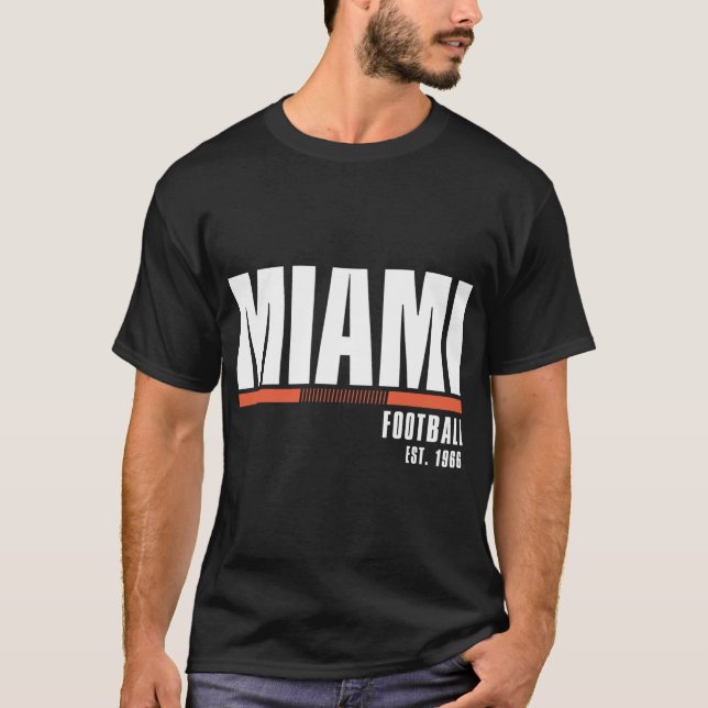 Miami National Football 2023 gift T Shirt (Framsida)