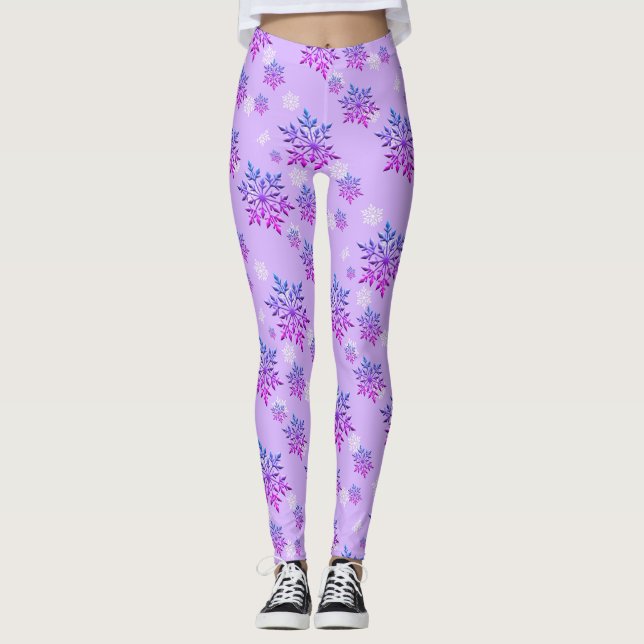 Miami Natt jul Leggings (Framsida)