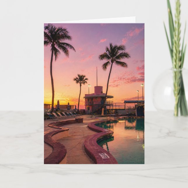 Miami Nätter Kort (Framsida)