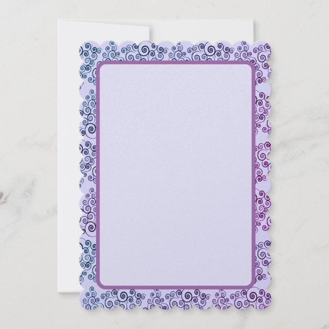 Miami Nights CurlyQue Julgranar Julkort (Framsida)