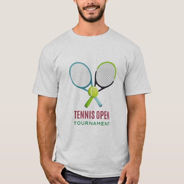Miami Open Tennis Tournament T Shirt (Framsida)
