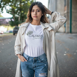 Miami Palm Anpassat Namn Brud Möhippa  T Shirt