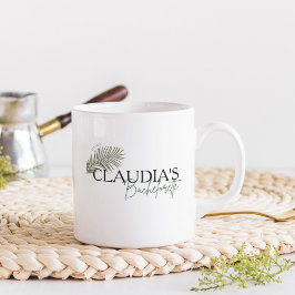 Miami Palm Brud Anpassad Chic Spenn av-firande Kaffemugg