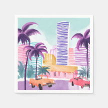 Miami Pasteller | Messy Akvarellmålning