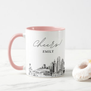 Miami Personlig Bröllopskaffemugg Mugg