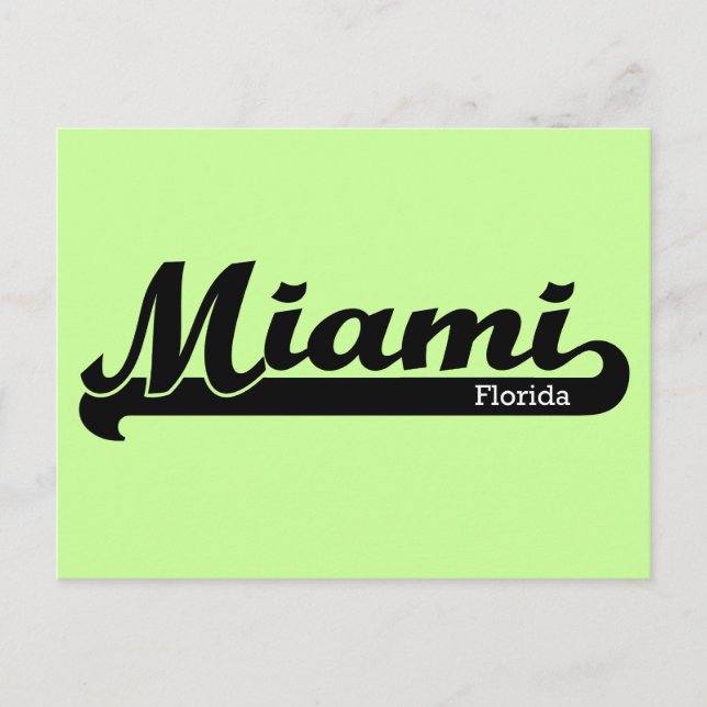 Miami Postcard Vykort (Framsida)