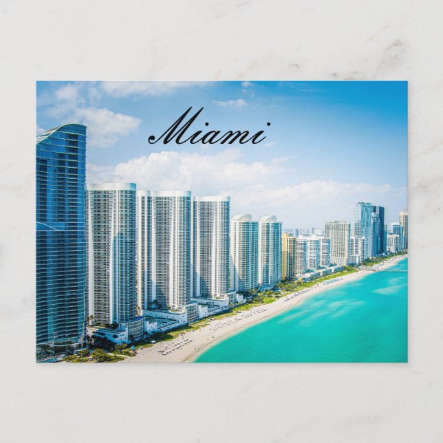 MIAMI POSTCARD VYKORT (Framsida)
