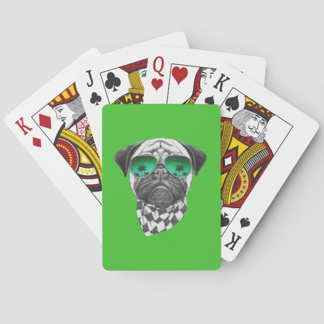 Miami Pug Casinokort (Baksidan)