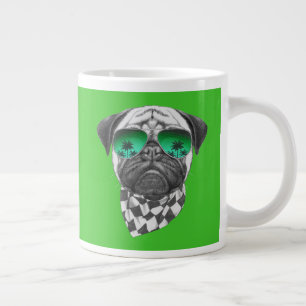 Miami Pug Jumbo Mugg