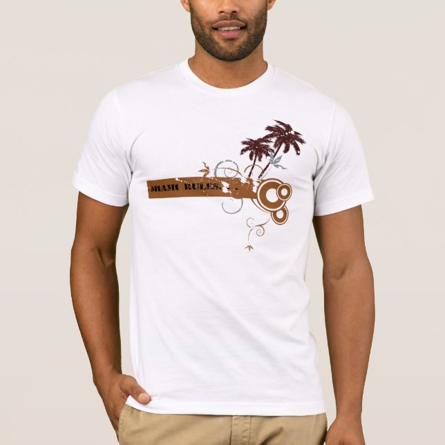 MIAMI REGLER TEE SHIRT (Framsida)