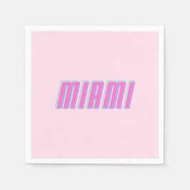 Miami Rosa Pappersservett