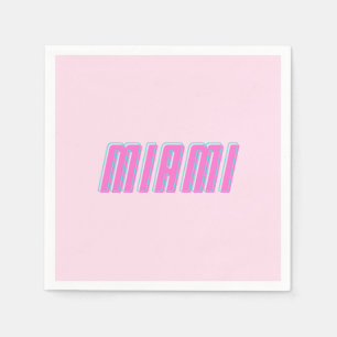 Miami Rosa Pappersservett