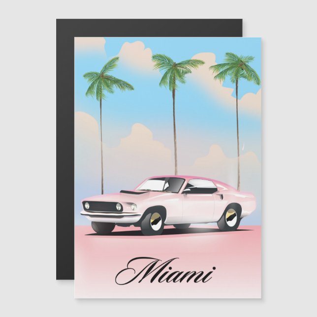 Miami Rosa Solnedgång (Fram/baksida)
