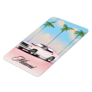 Miami Rosa Sunset Magnet