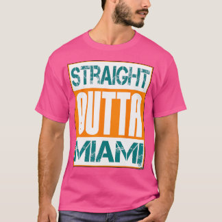 Miami Shirt Hip hop - City Namn - Rak Outta M T